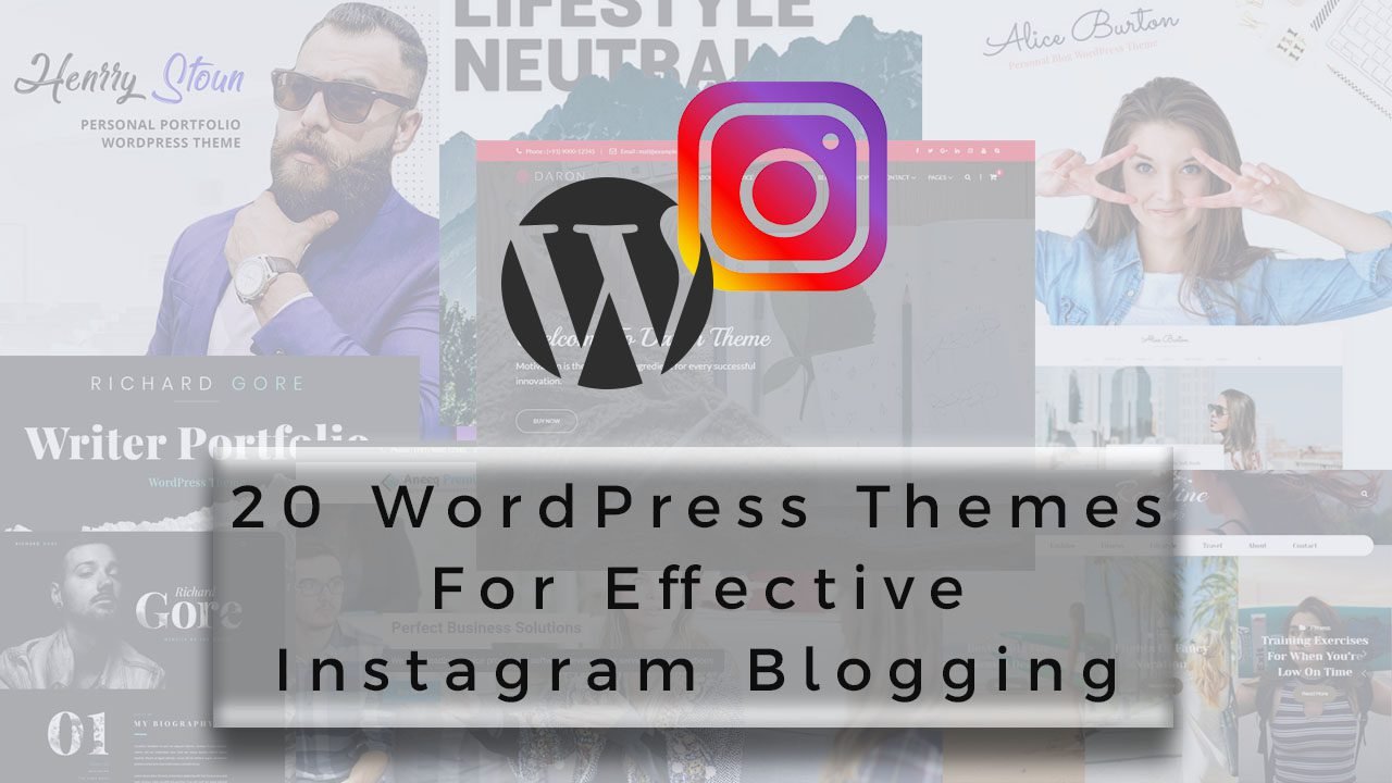 WordPress Themes for Instagram-protechhut.com