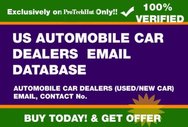 20K USA Automobile Email Database Verified-protechhut.com
