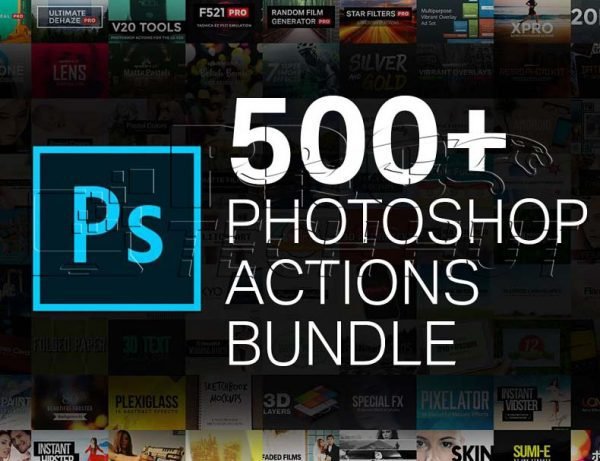 500 PHOTOSHOP ACTIONS BUNDLE creative market-protechhut.com